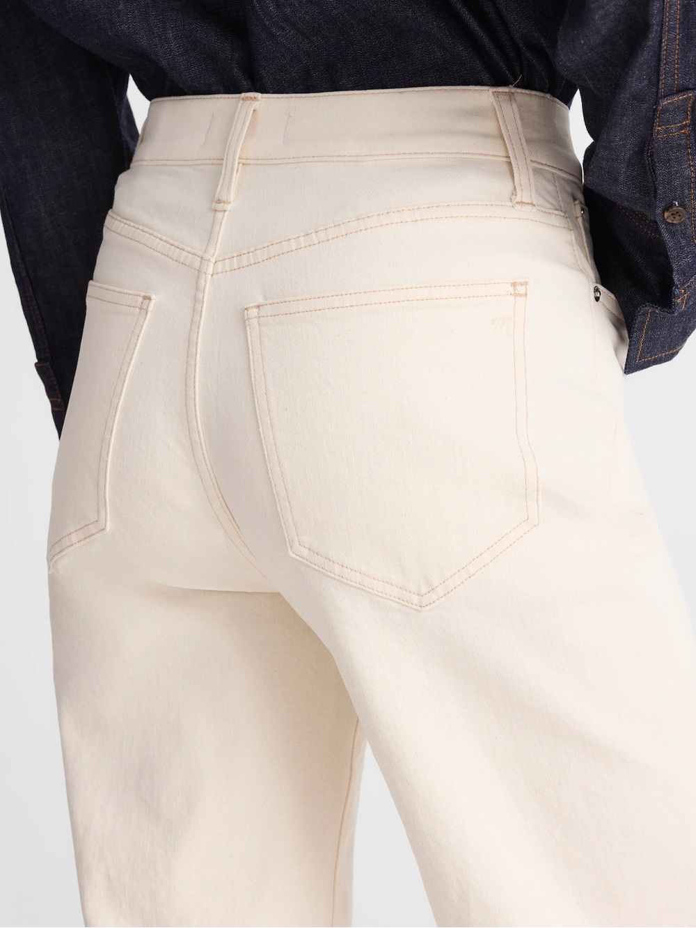 Madewell The Perfect Vintage Wide-Leg Crop Jean in Vintage Canvas Size 25 NWT - Picture 5 of 13